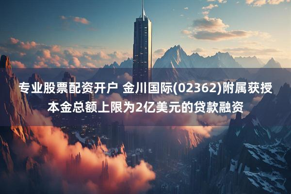 专业股票配资开户 金川国际(02362)附属获授本金总额上限为2亿美元的贷款融资